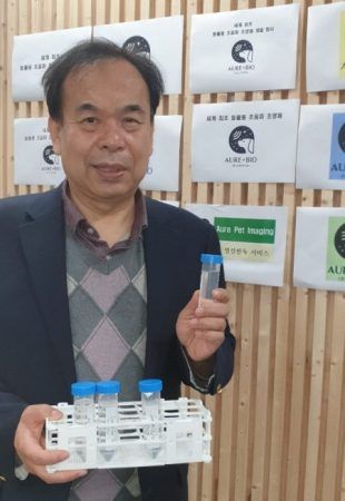 최민철 (주)오르바이오 대표는 9일 '조영제를 활용한 초음파 진단은 동물 진료 정확도를 크게 높일 수 있다'고 했다. @코코타임즈