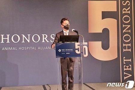 서상혁 아이엠디티 대표가 19일 서울 종로구 포시즌스호텔 서울에서 열린 '벳아너스' 출범식에서 발언을 하고 있다. © 뉴스1 최서윤 기자